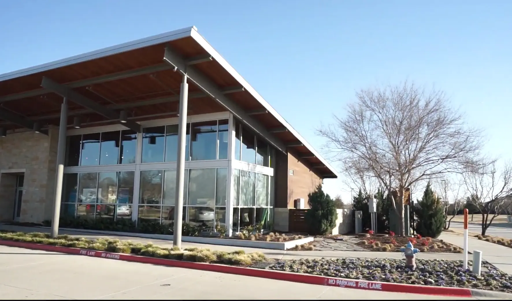 The cafe building at the Windsong Ranch amenity center